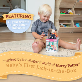Kids Preferred Harry Potter jack-in-the-box with soft plush Harry Potter