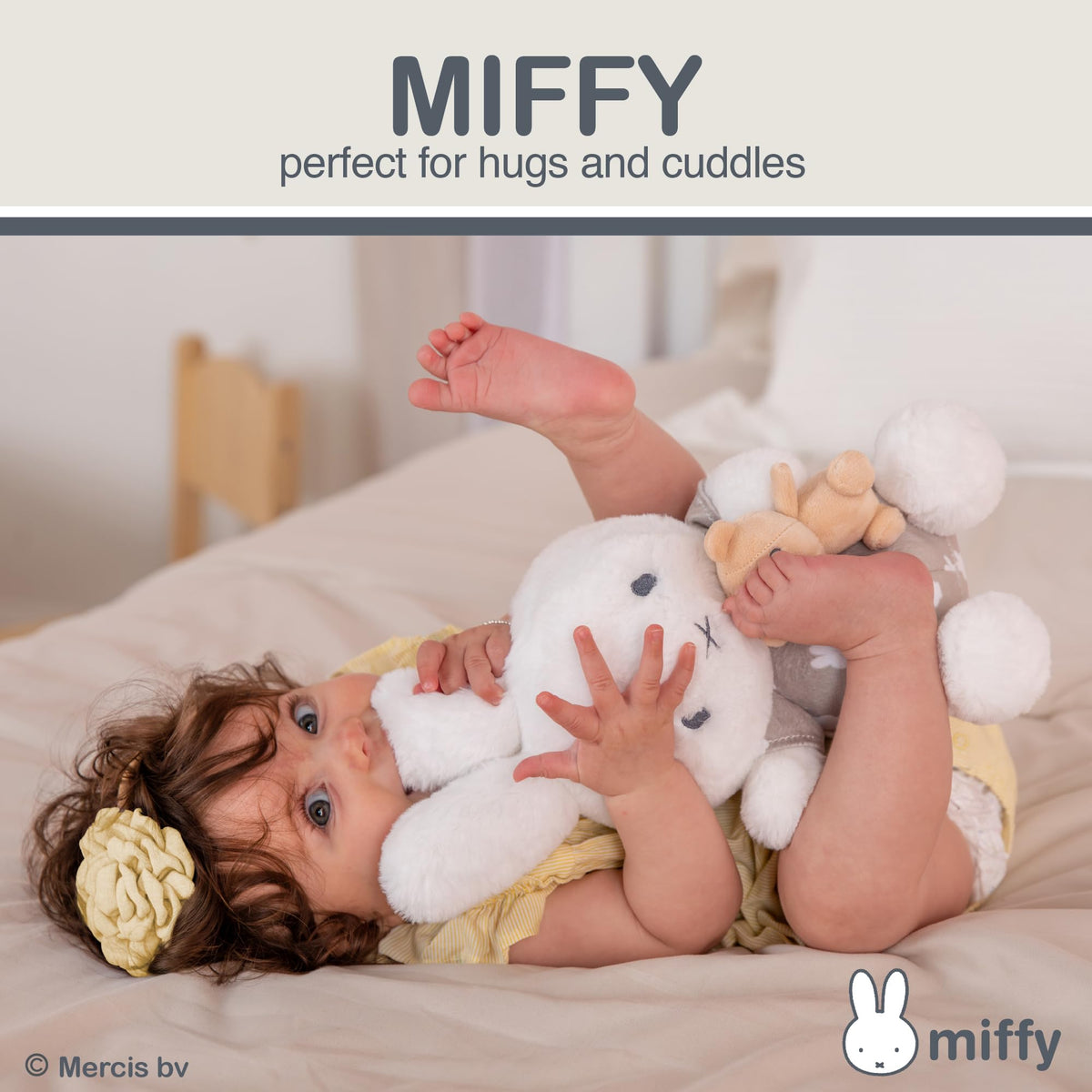 Kids Preferred Miffy Baby Keywind Musical with head sways gently for nap time soothing.