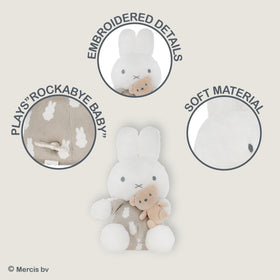 Kids Preferred Miffy Baby Keywind Musical plays Rockabye Baby, calming bedtime routine.