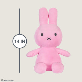 Kids Preferred Miffy plush is machine washable for easy cleanup