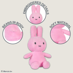Kids Preferred Miffy soft boa material feels gentle against little skin