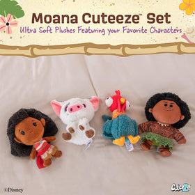 Moana plush close-up by Kids Preferred with ultra soft fabric for snuggles