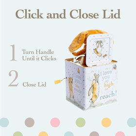 Kids Preferred Nutbrown Hare Jack-in-the-Box pop-up action with familiar song cue.