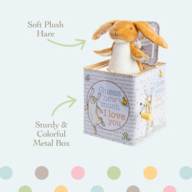 Kids Preferred Nutbrown Hare storybook artwork on the sides for visual familiarity.