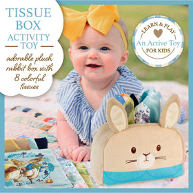 Peter Rabbit crinkle tissues; textured surfaces for little hands to explore