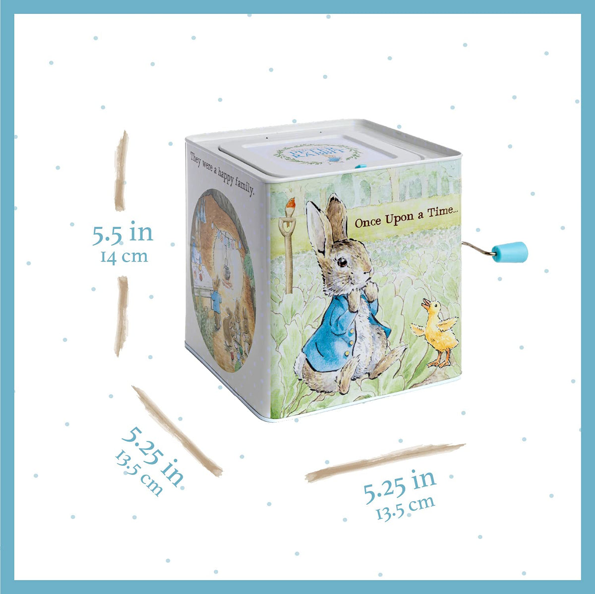 Peter Rabbit plush pop-up toy for soft, engaging baby play.