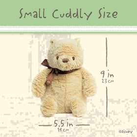 Kids Preferred Winnie the Pooh plush soft fabric close-up emphasizes gentle materials