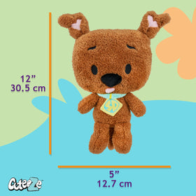 Kids Preferred Scooby-Doo Cuteeze plush with crinkle sound for sensory fun