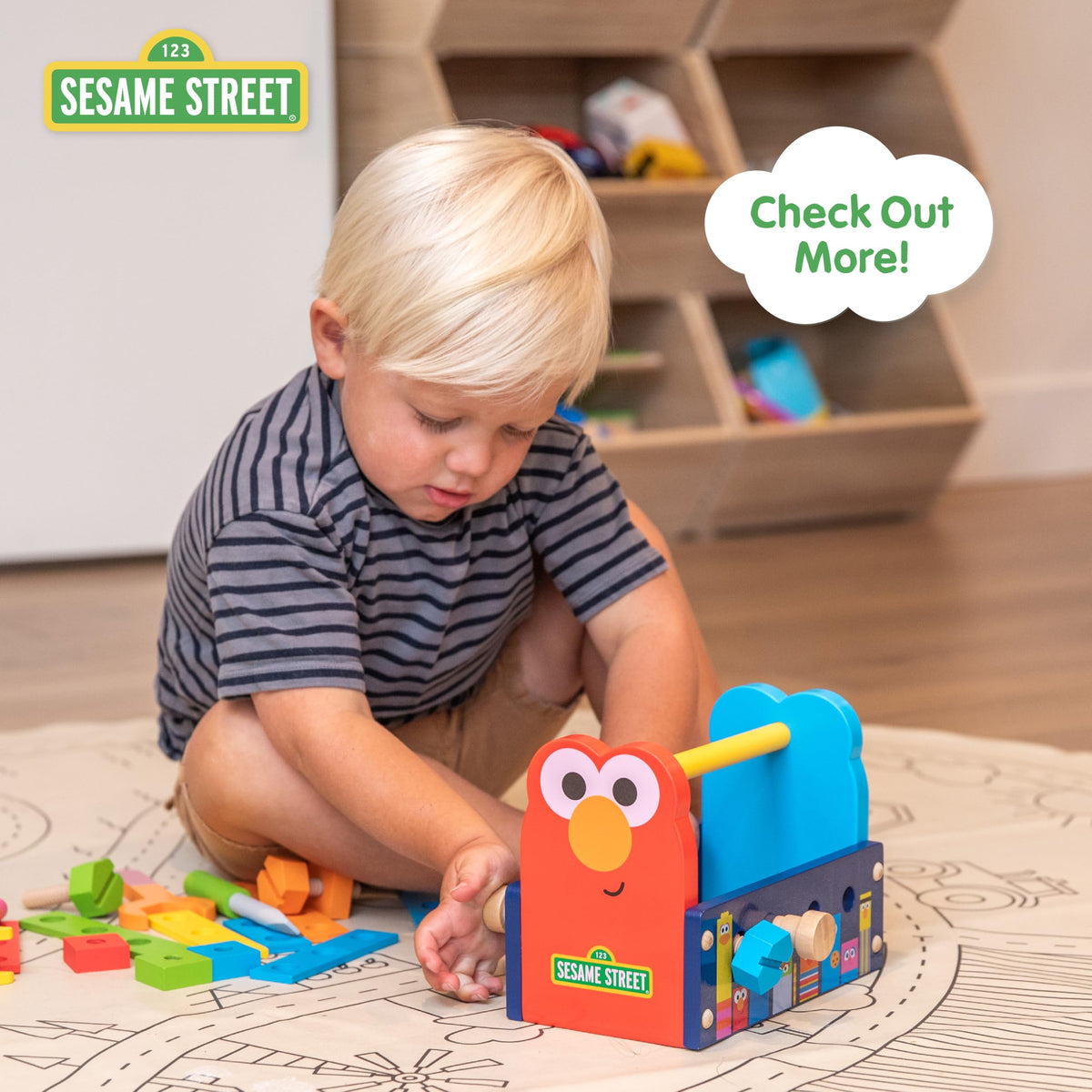 Kids Preferred Sesame Street learning toy for home or travel play.