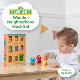 Kids Preferred Sesame Street sort-and-match blocks support early sorting skills.