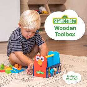 Kids Preferred Sesame Street Toolbox screwdriver featuring Oscar for imaginative building play.