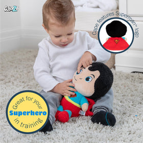 Kids Preferred Superman Cuteeze, 12 inches, ideal for small hands.