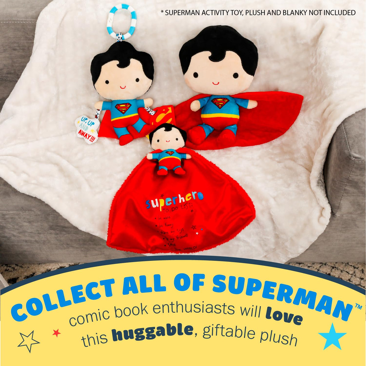 Kids Preferred Superman Cuteeze enhances toddlers' imaginative play.