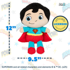 Superman Cuteeze bean belly offers satisfying squeezes during quiet time.