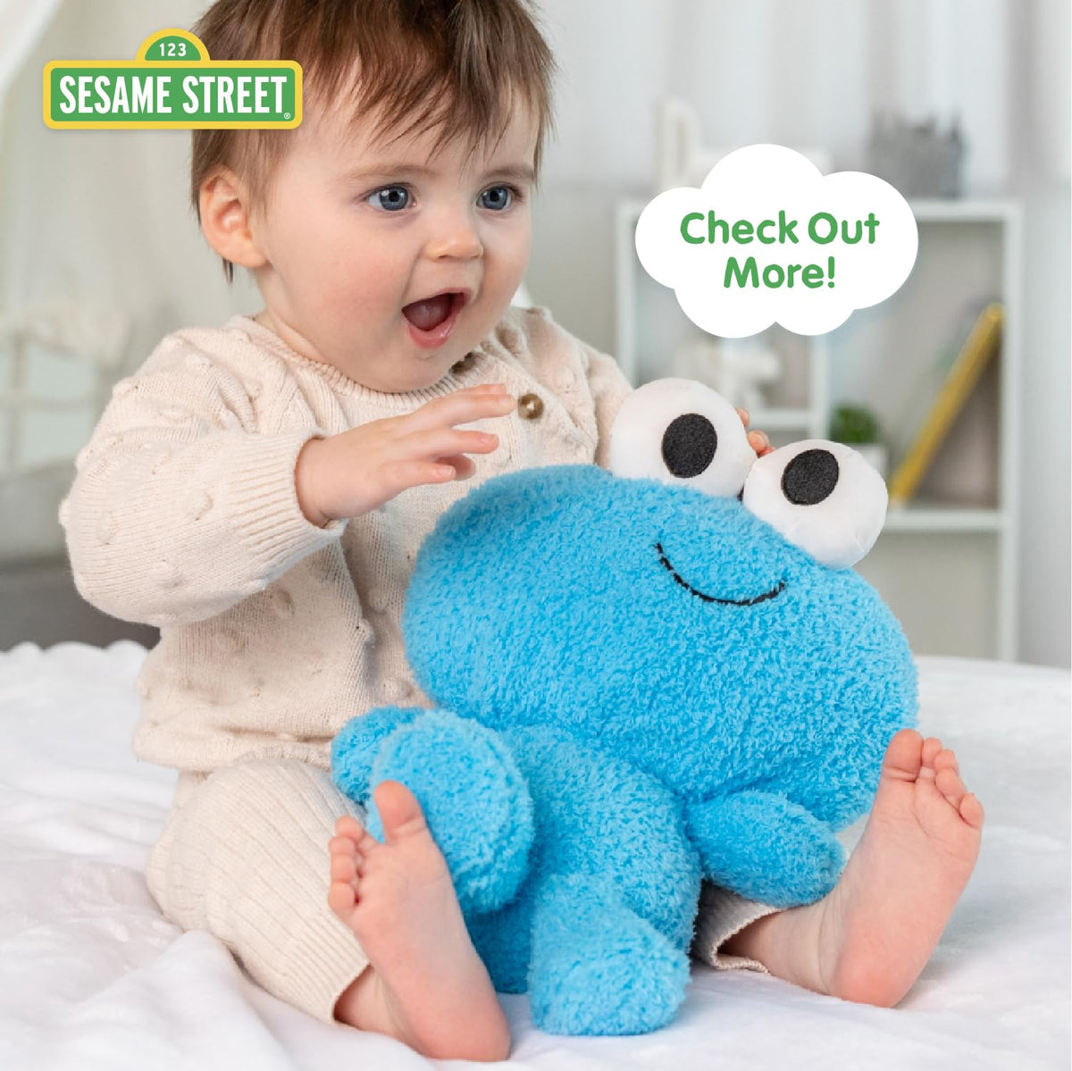Toddler-friendly handle makes turning and closing safe and intuitive.
