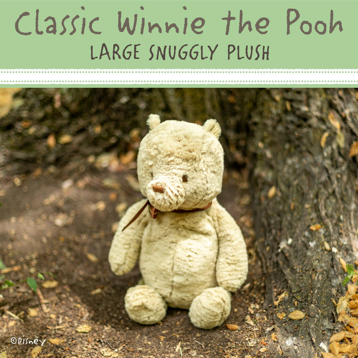 Winnie the Pooh plush close-up highlighting soft texture for soothing bedtime.