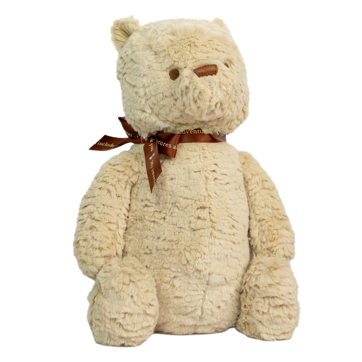Kids Preferred Winnie the Pooh plush front view, ultra-soft cuddle buddy for naps and playtime.