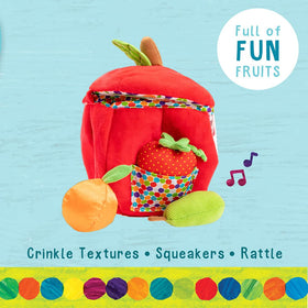 World of Eric Carle Caterpillar peek-through side adds interactive crawling fun.