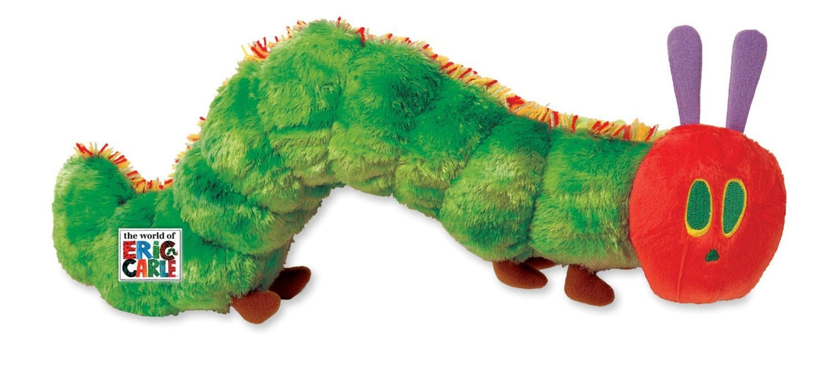 Kids Preferred World of Eric Carle Caterpillar Plush, 12-inch cuddly companion for imaginative play.