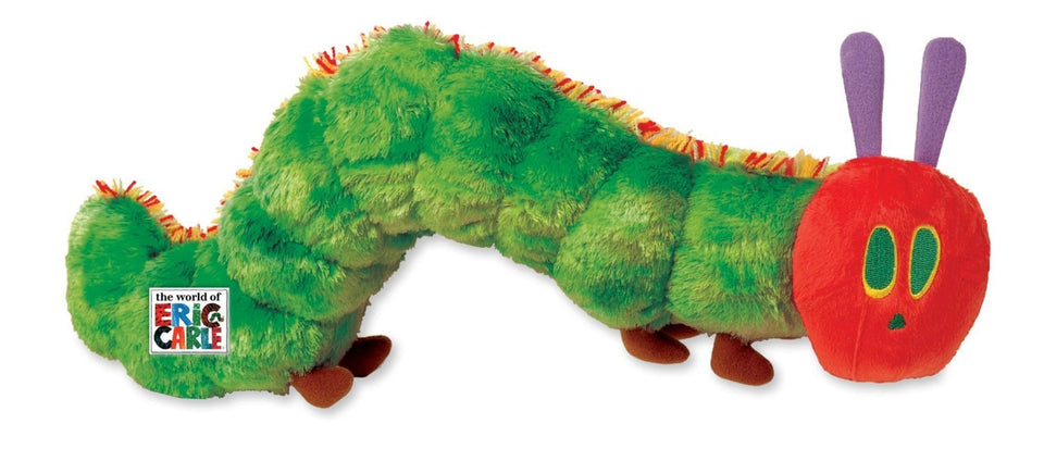 Kids Preferred World of Eric Carle Caterpillar Plush, 12-inch cuddly companion for imaginative play.