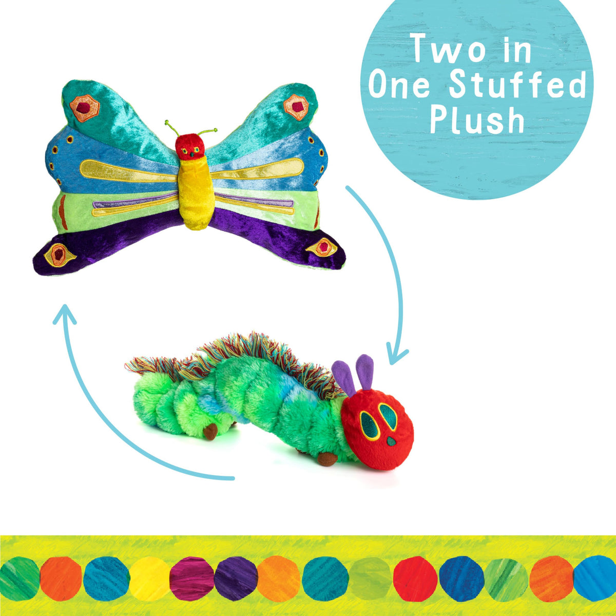 Kids Preferred World of Eric Carle butterfly plush in butterfly form ready for imaginative play