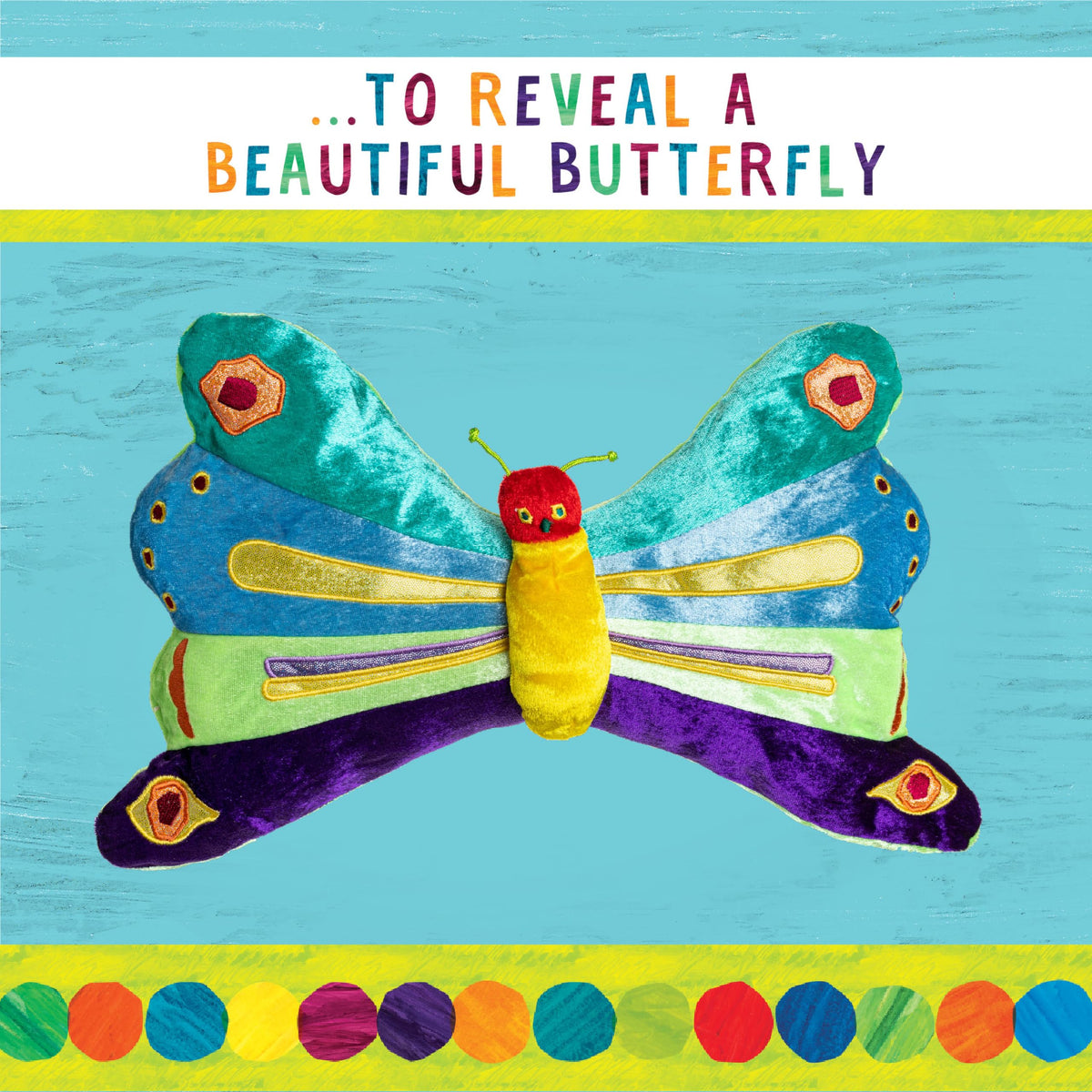 Kids Preferred World of Eric Carle plush soft fabric offers comforting hugs during reading
