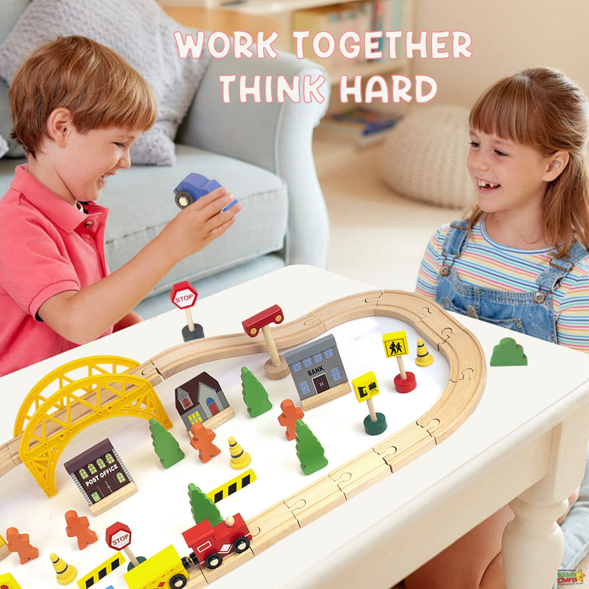 Kids Toyland double-sided tracks expand building possibilities