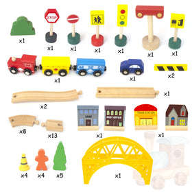 Kids Toyland wooden bridge enhances storytelling and layout variety
