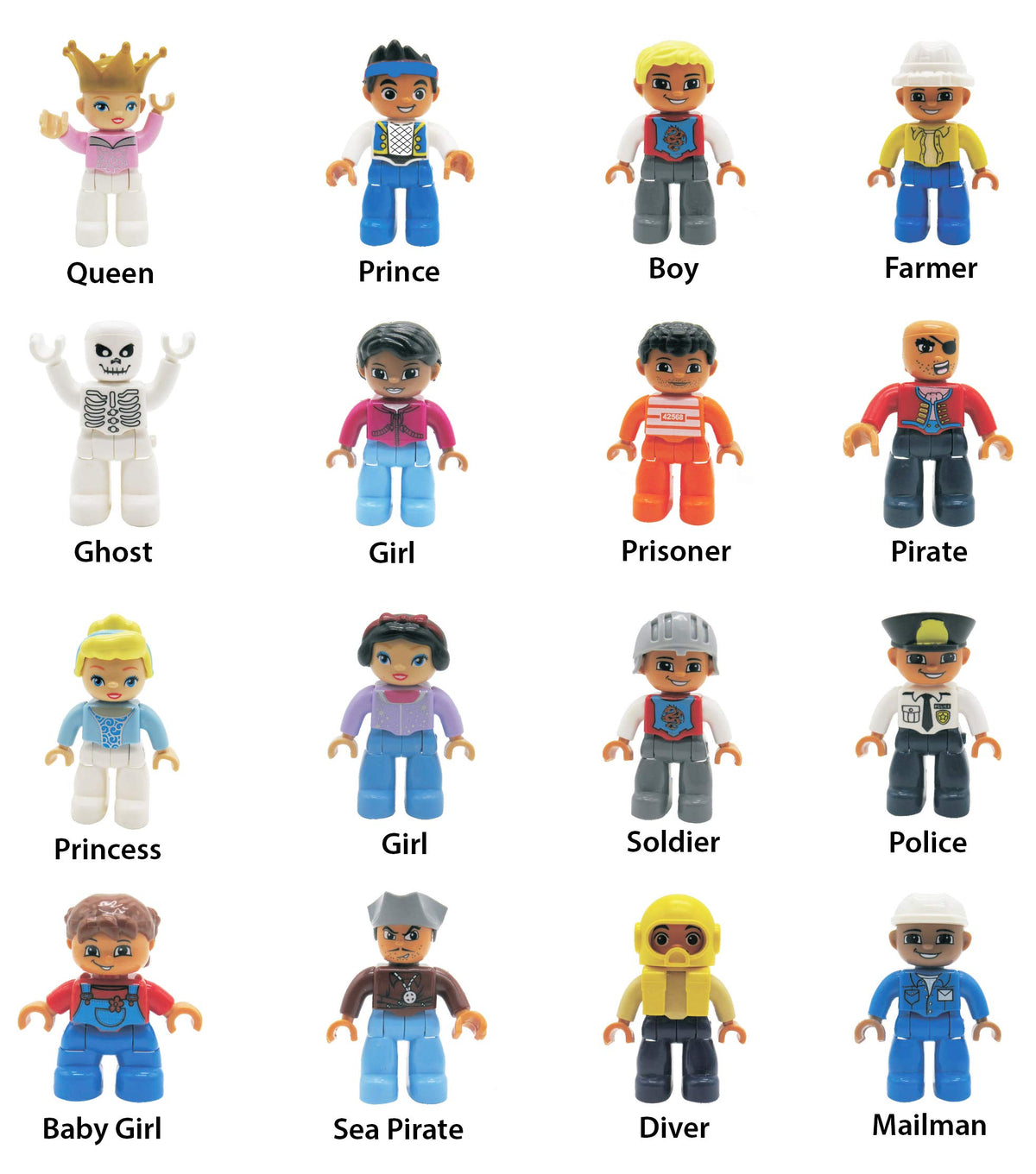 Kids Toys figures promote cooperative play and storytelling during building sessions