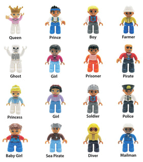 Kids Toys figures promote cooperative play and storytelling during building sessions
