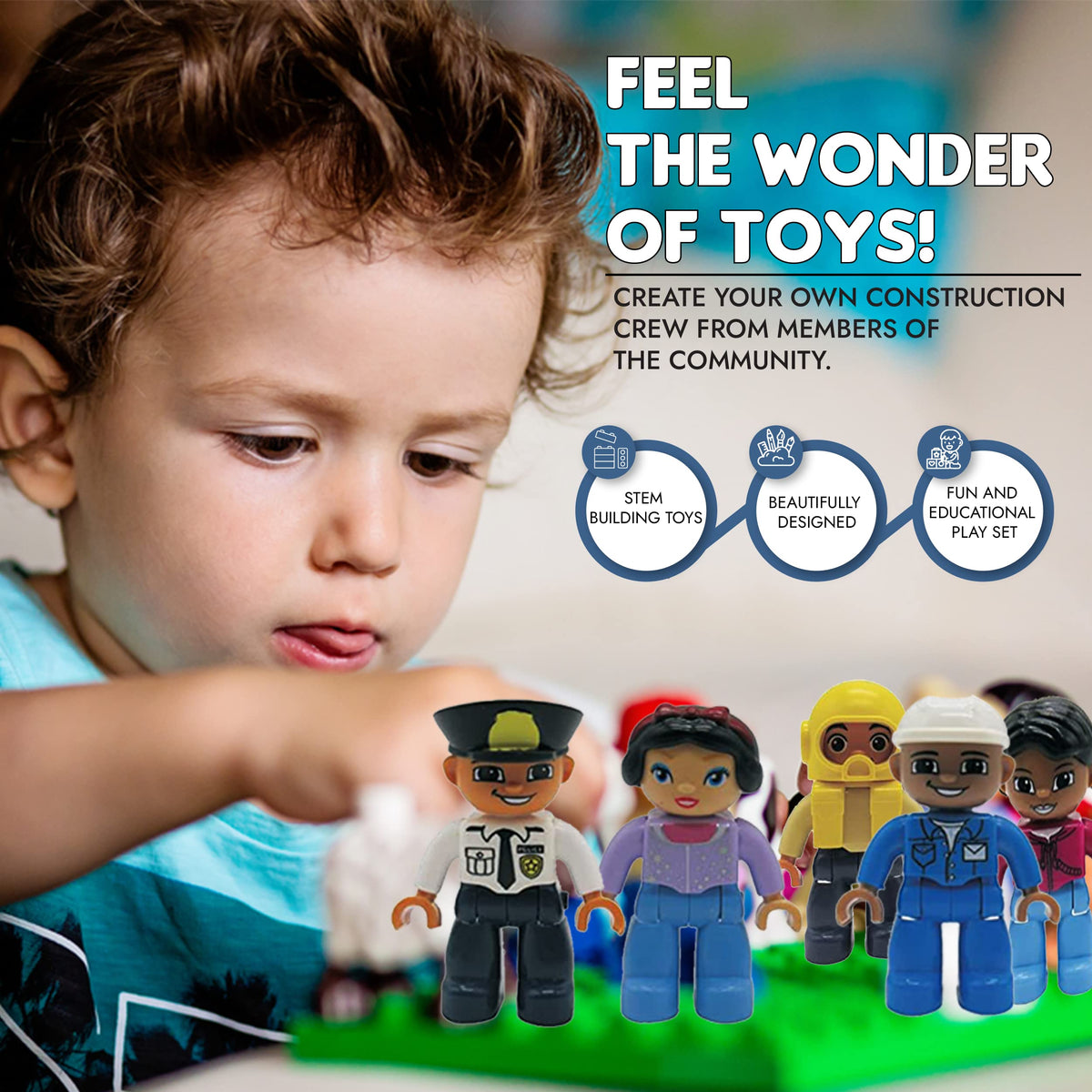 Kids Toys toddler-friendly figures for ages 1-6 in home or classroom settings