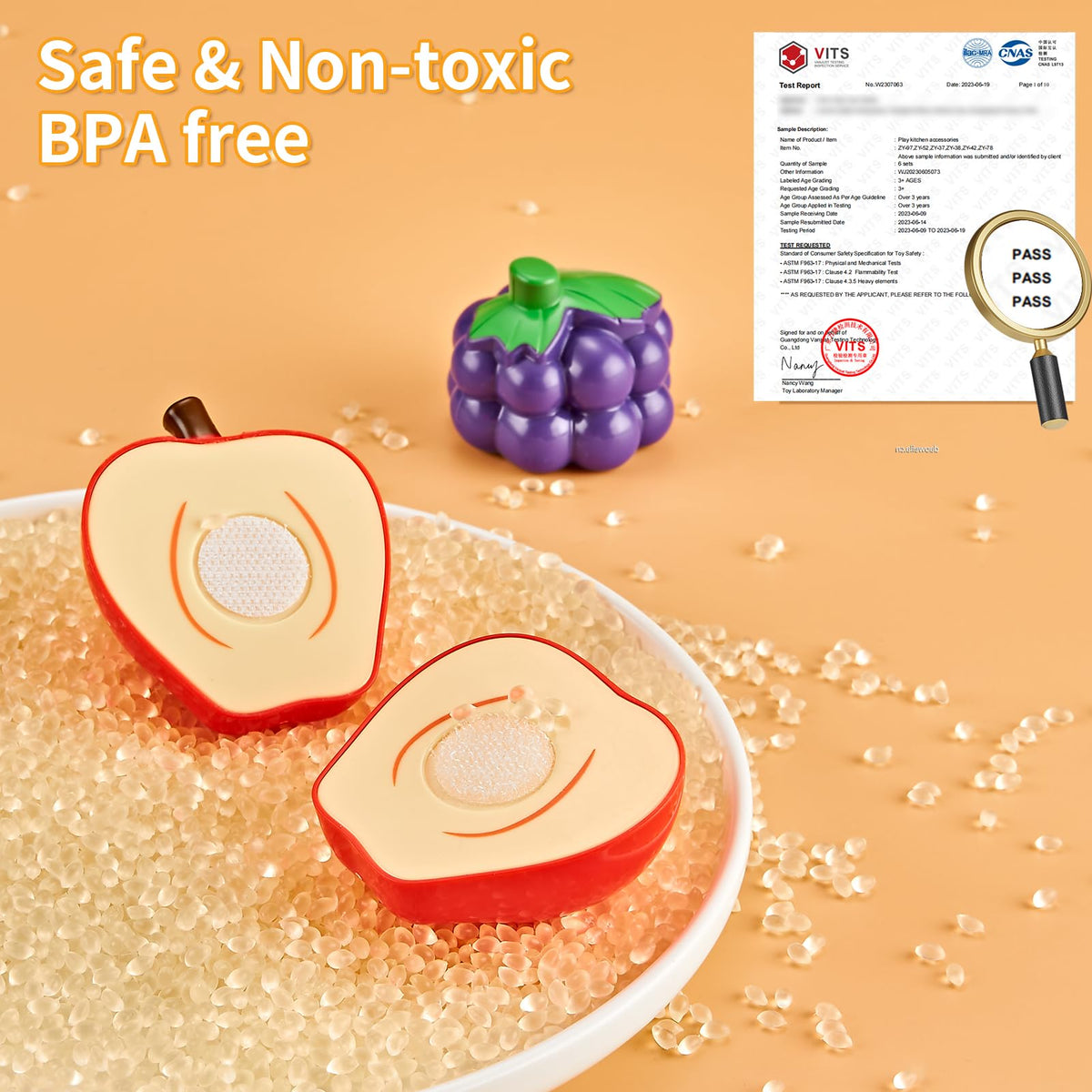 Kidsciety safe ABS kitchen utensils designed for tiny hands.