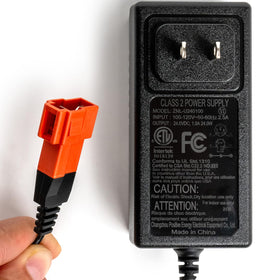 KidsEnergy 24V charger unit for ride-on toys delivering reliable power.