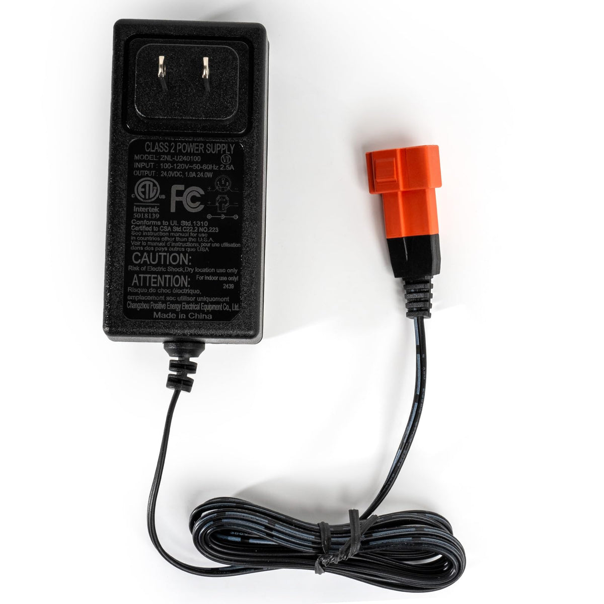 KidsEnergy charger LED indicator showing charging status.