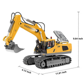 KidsFaves cab rotates 680 degrees for flexible digging angles.
