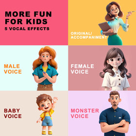 KidsFaves Bluetooth connection offers easy wireless streaming.