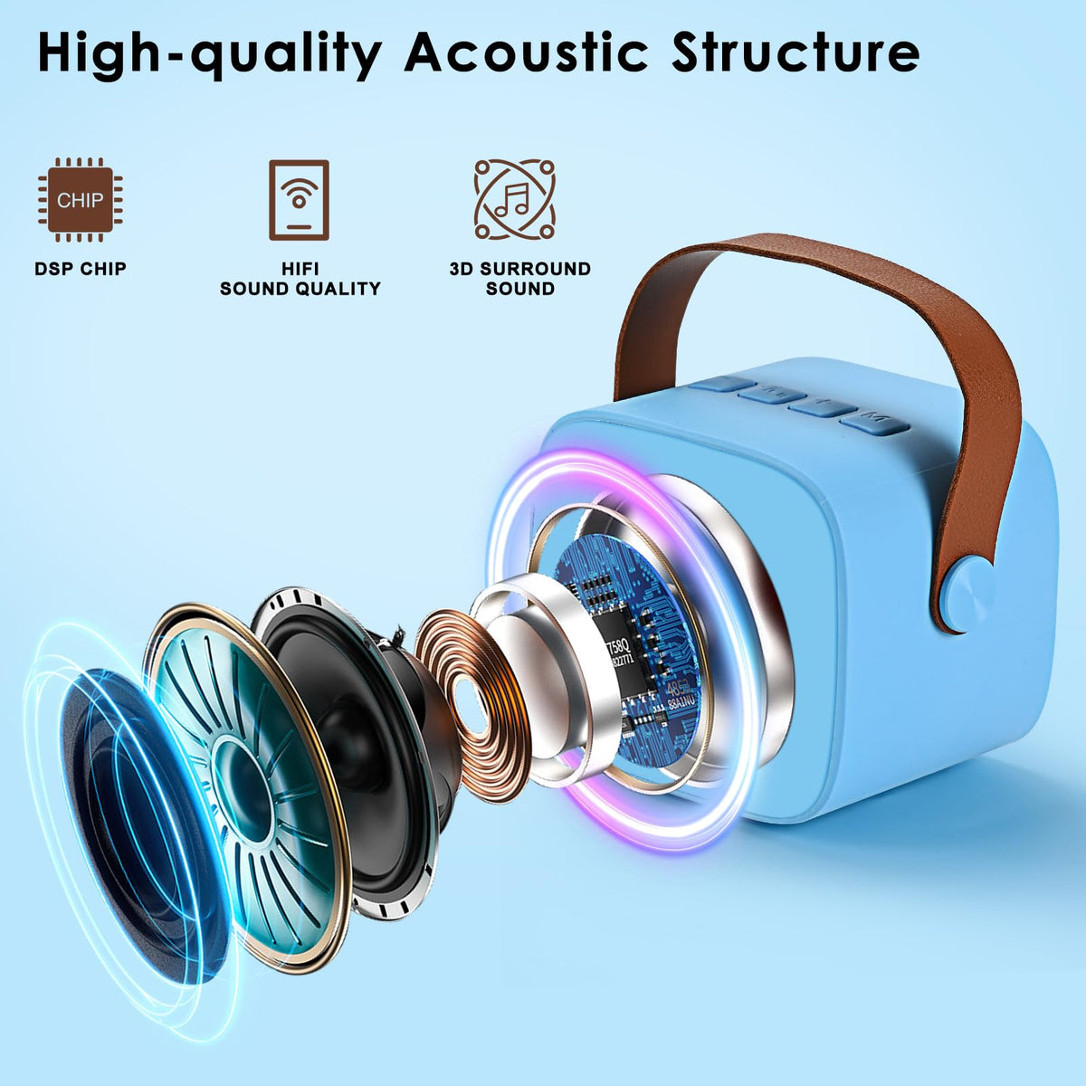 KidsFaves two-mics setup enables duet performances for kids.