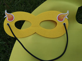 Kidsfere silk fabric cape drapes softly during windy outdoor play
