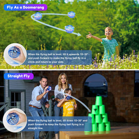 Kidsjoy Fly Orb Hover Ball blue USB charging for on-the-go fun