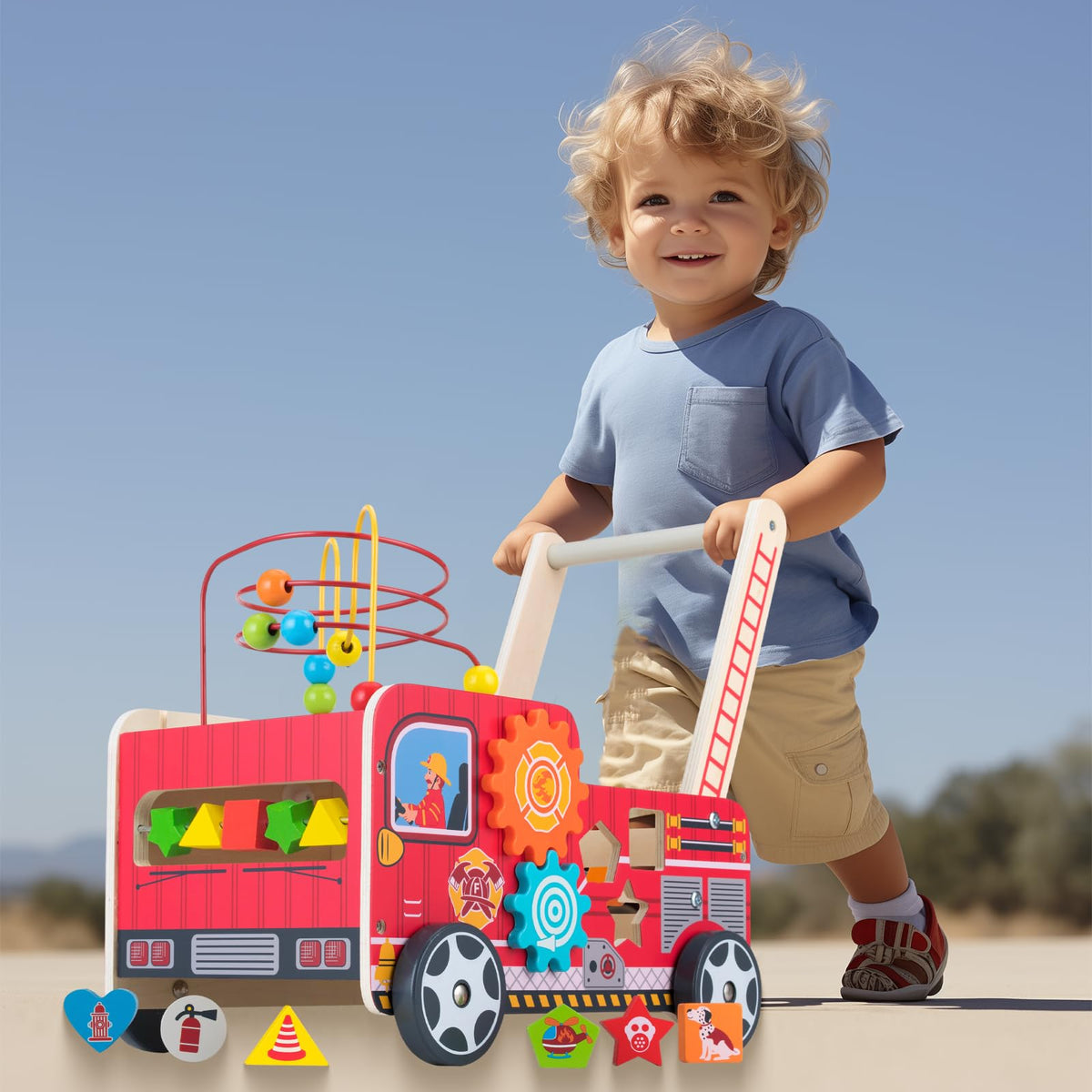 KIDS TOYLAND durable and lightweight design supports little first steps