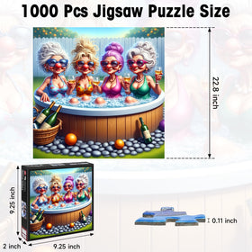 KIDSU bubbles and drinks puzzle invites relaxing solo or group puzzle sessions