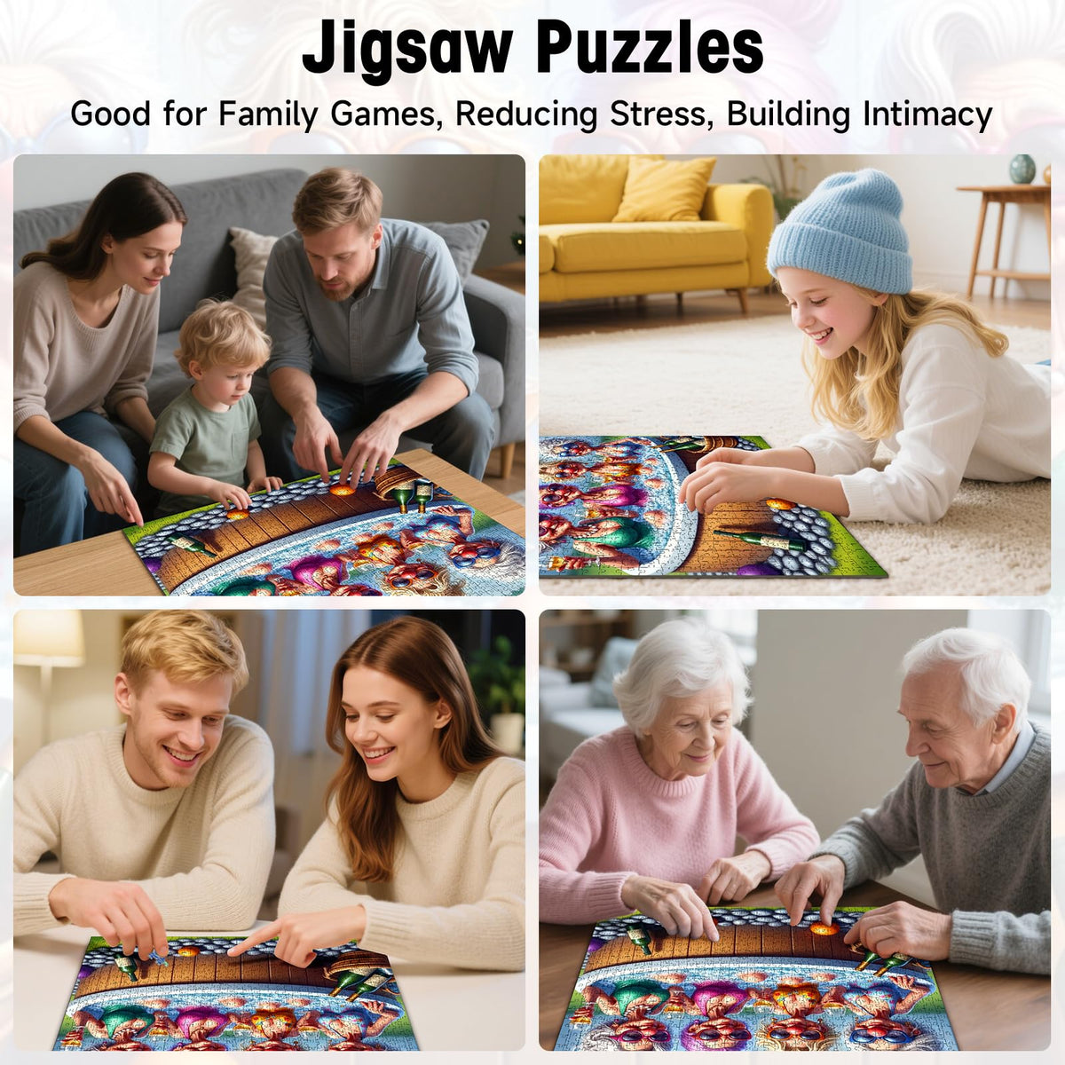 KIDSU conversation-piece display puzzle becomes a playful home décor moment