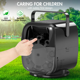 KIDWILL bubble machine 600ml capacity reduces refills during celebrations