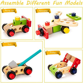 KidWILL wooden hammer, safe for tiny hands during imaginative construction adventures.