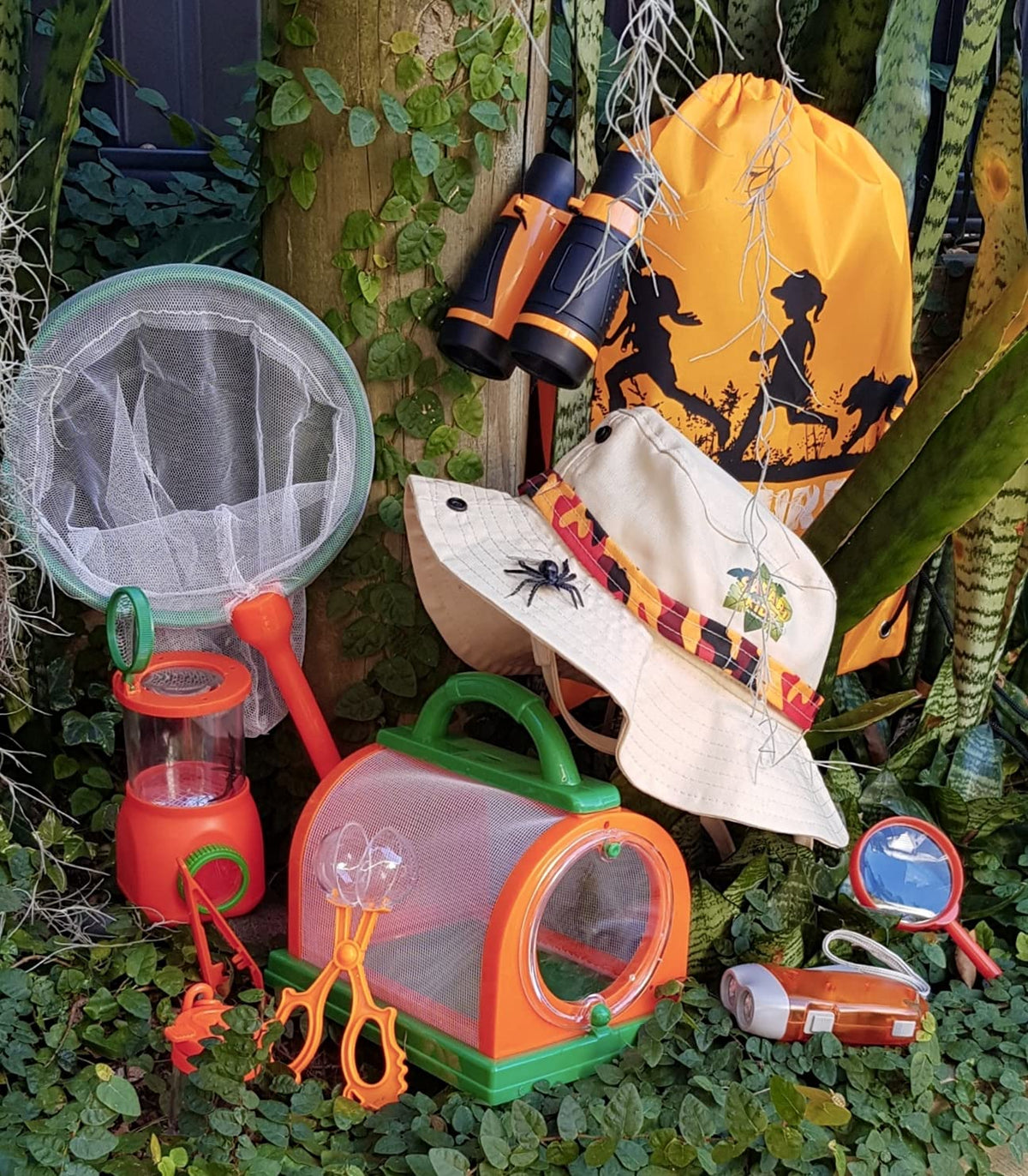 Kidz@Play carry backpack for organizing gear on nature adventures.