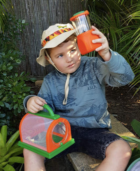 Kidz@Play critter cage for secure transport and temporary habitats.