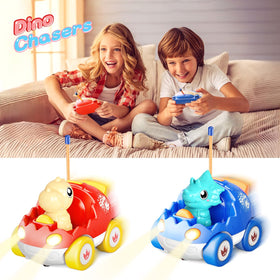 Kidz do realistic engine sounds and flashing headlights enhance play.