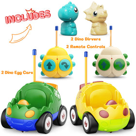 Kidz do RC cars light up with headlights for night or indoor fun.