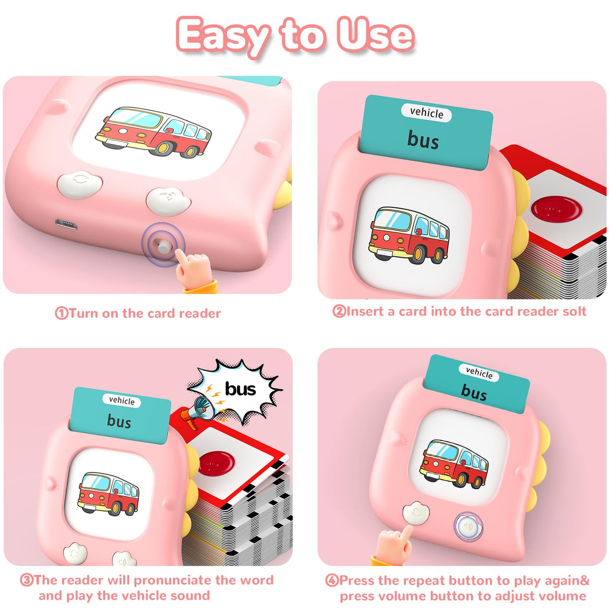 Kidzdo dino-shaped reader engages children during language practice