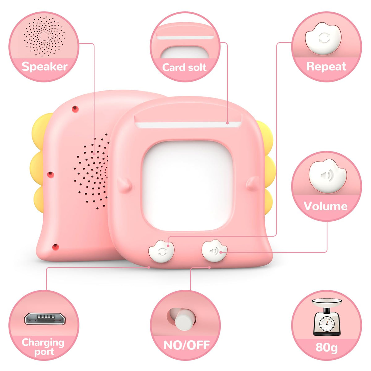 Kidzdo rechargeable battery lasts around five hours
